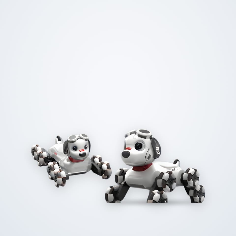 Remote-control stunt dog with glasses, 2.4 GHz